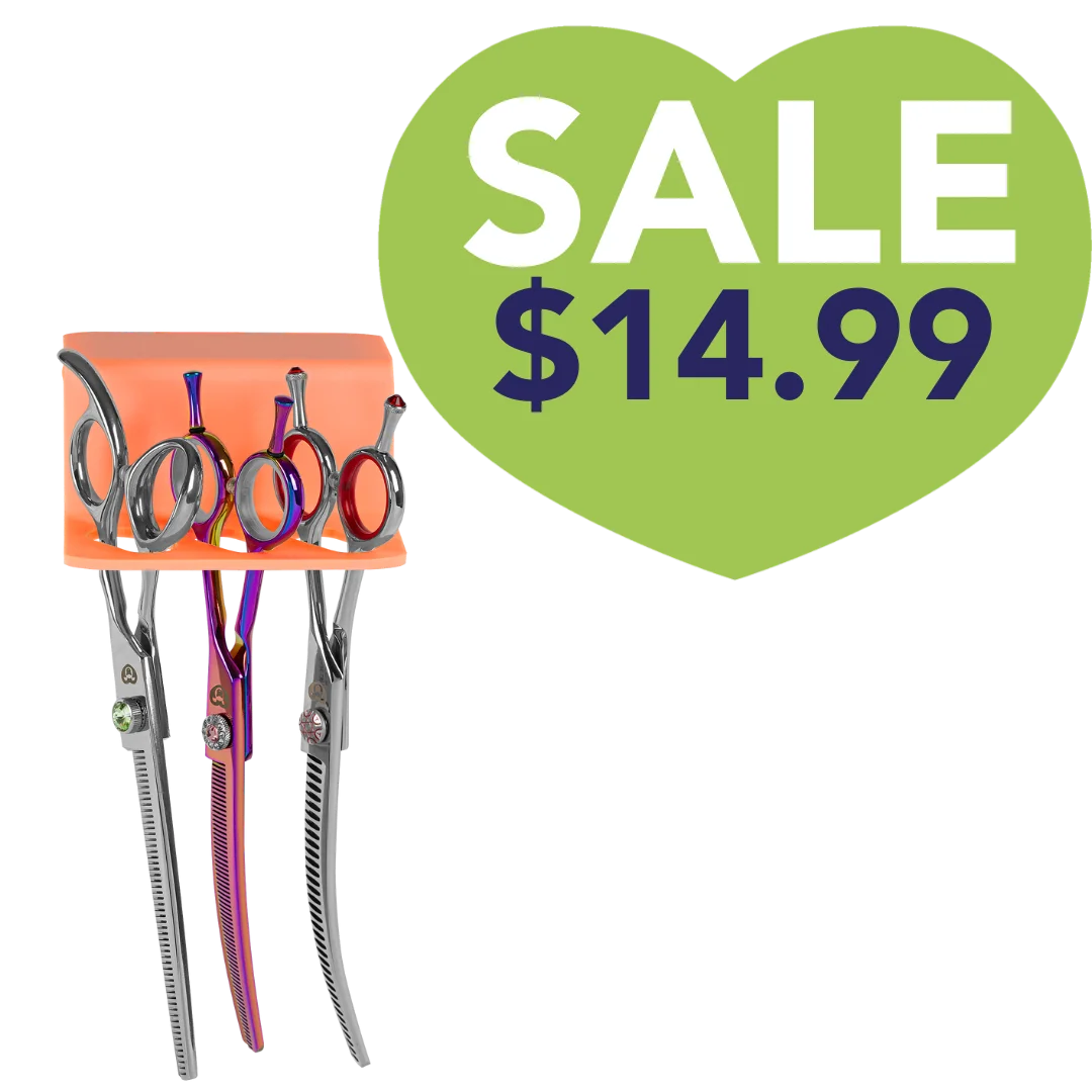 Secure Stick 3 Shear Holder Orange by PetStore.Direct