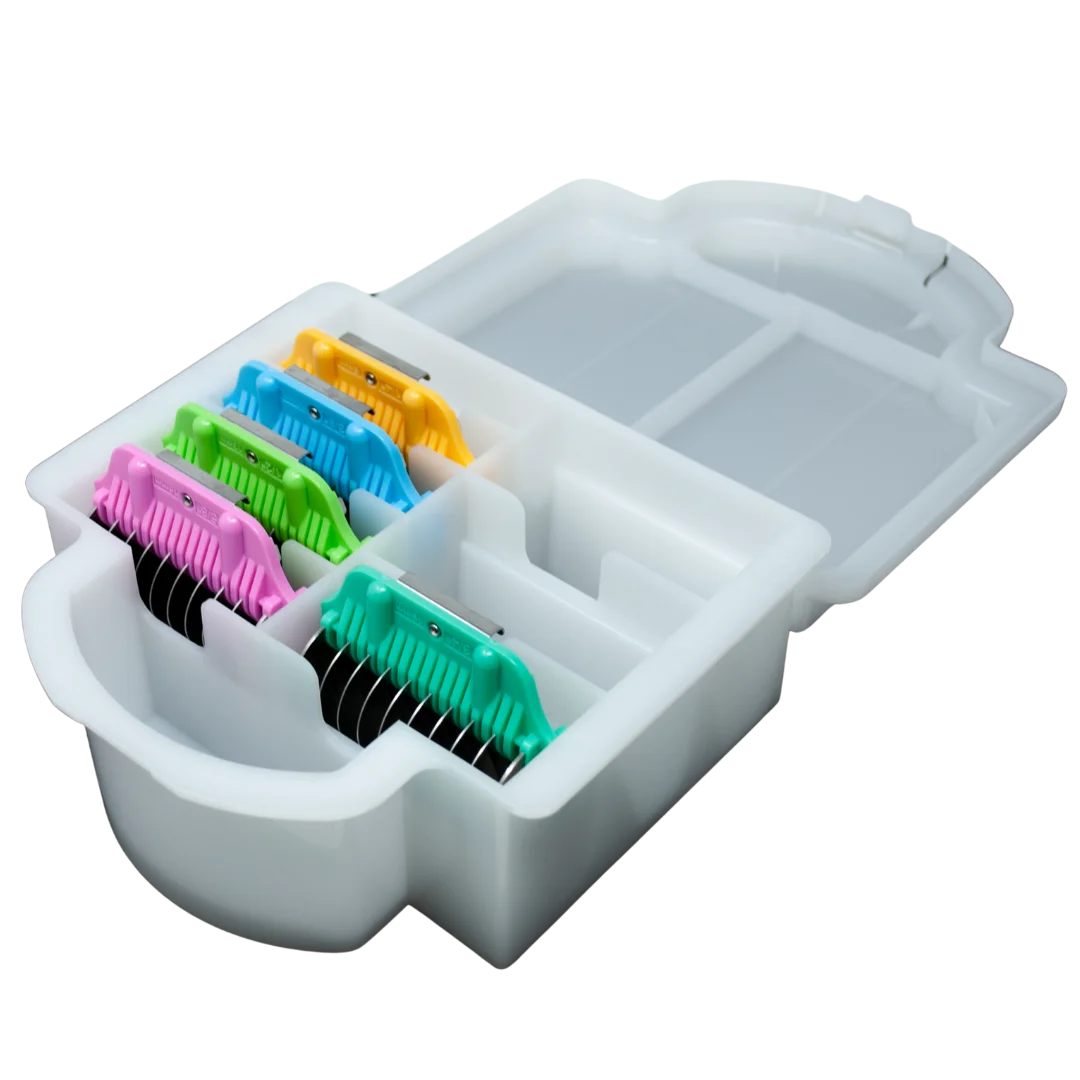 5pc Wide Glide Skip Tooth Comb Attachment Set With Storage Case by PetStore.Direct - Image 8