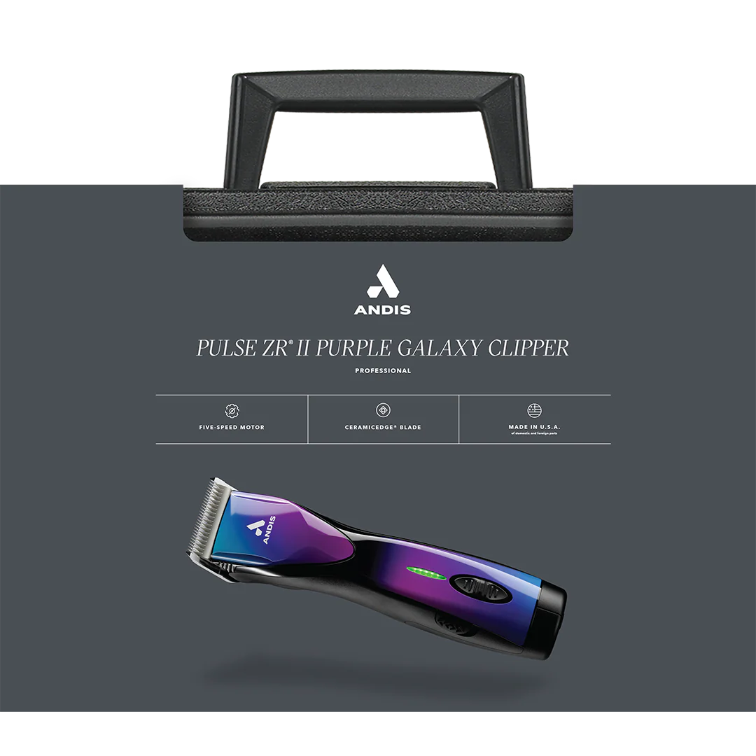 Pulse ZR II - Purple Galaxy Limited Edition Clipper by Andis - Image 8