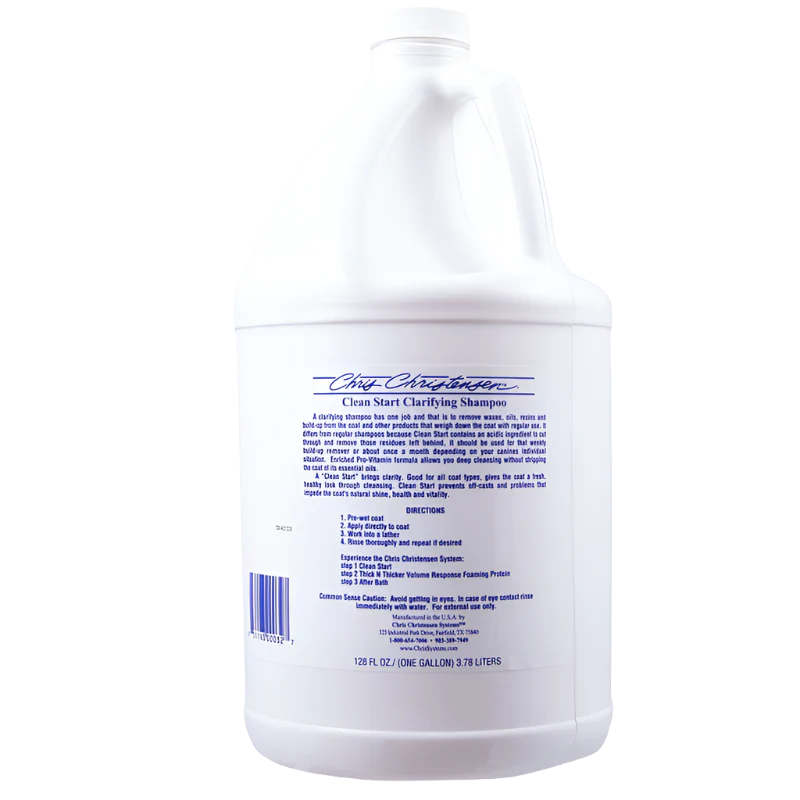 Clean Start Clarifying Shampoo Gallon by Chris Christensen - Image 2
