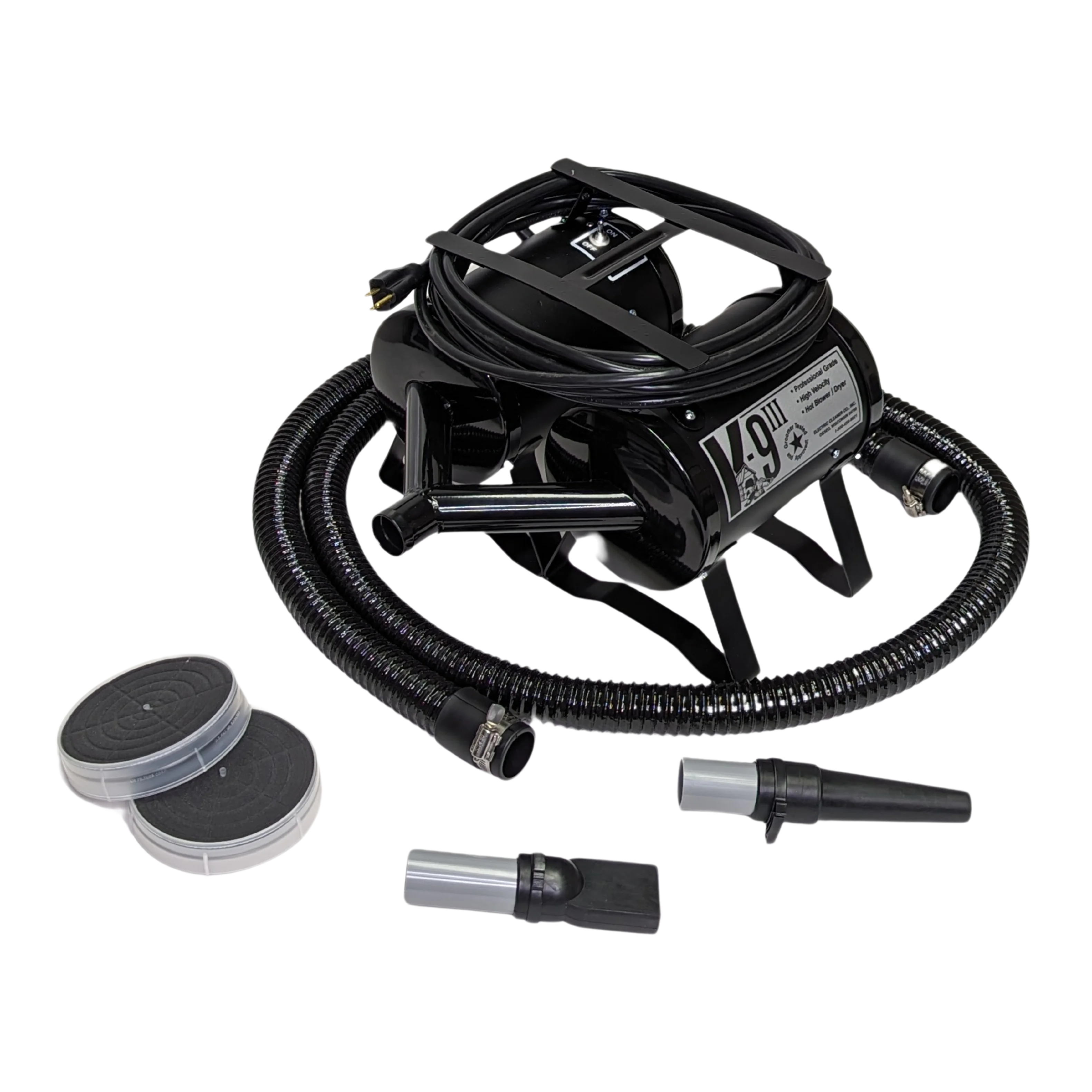 K9 III Dog Dryer Two-Speed with Free Water Peeler Attachment by Electric Cleaner - Image 10