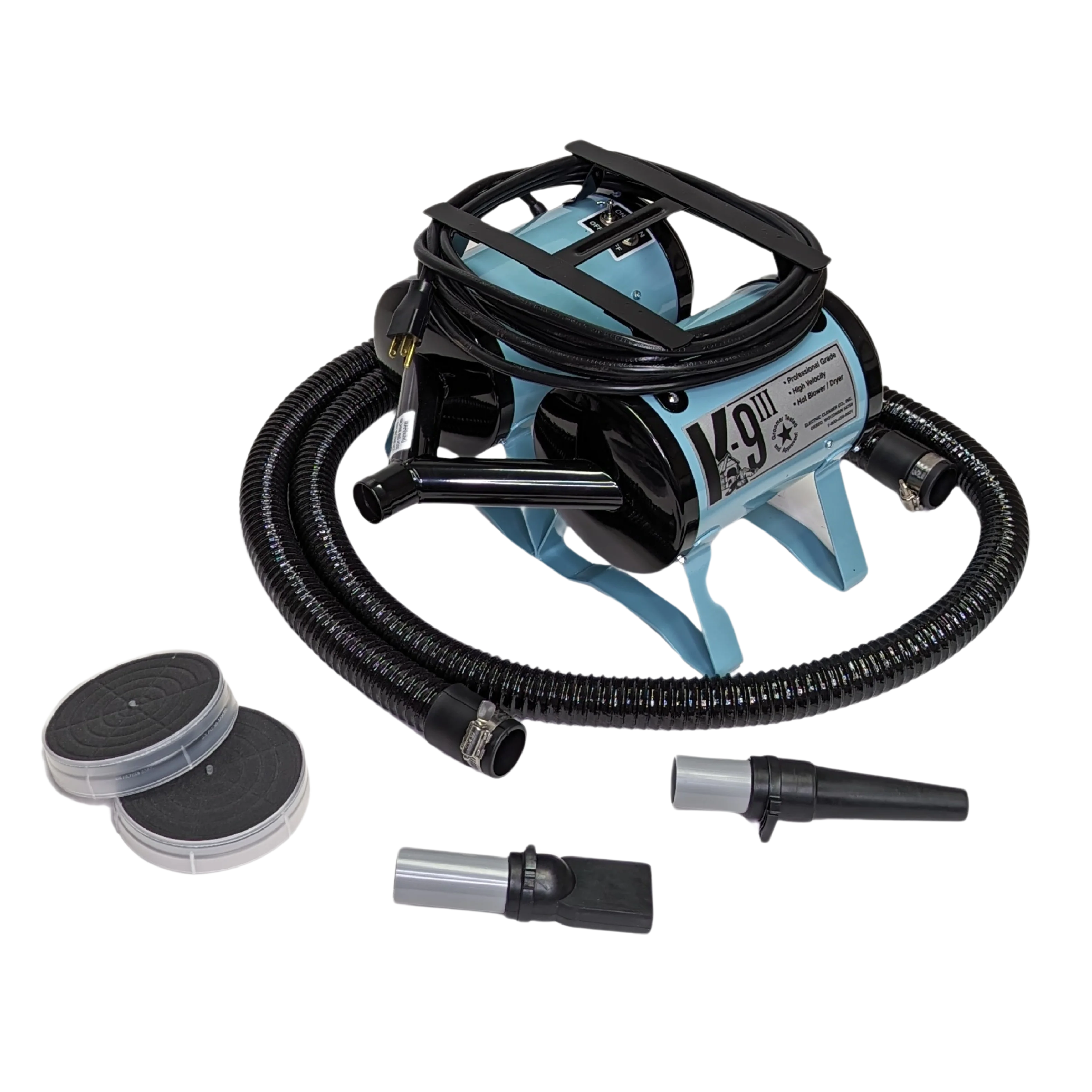 K9 III Dog Dryer Two-Speed with Free Water Peeler Attachment by Electric Cleaner - Image 11
