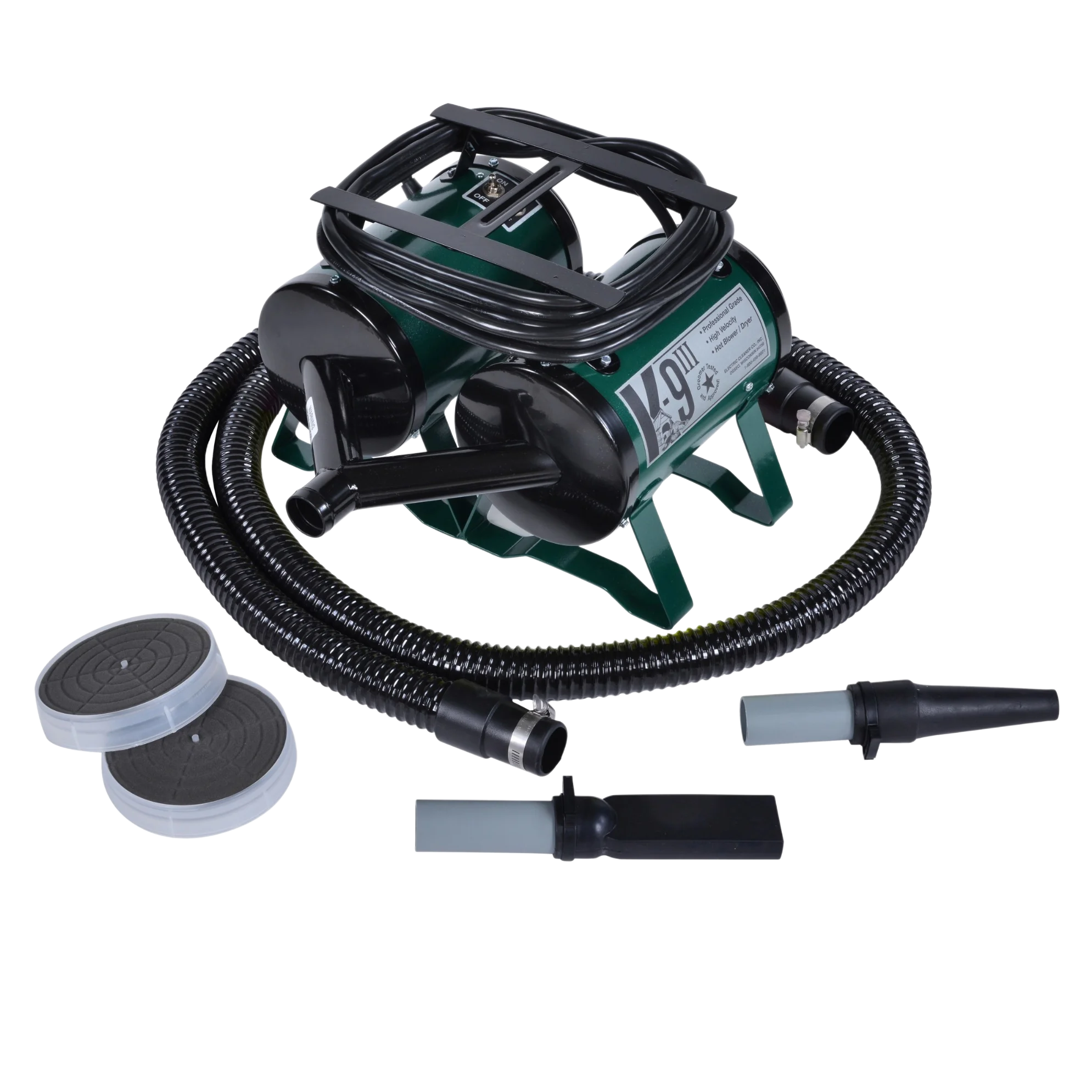 K9 III Dog Dryer Two-Speed with Free Water Peeler Attachment by Electric Cleaner - Image 12
