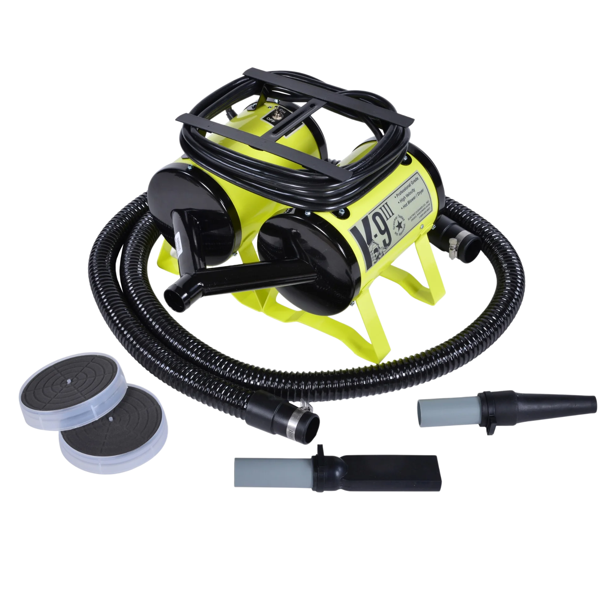 K9 III Dog Dryer Two-Speed with Free Water Peeler Attachment by Electric Cleaner - Image 13