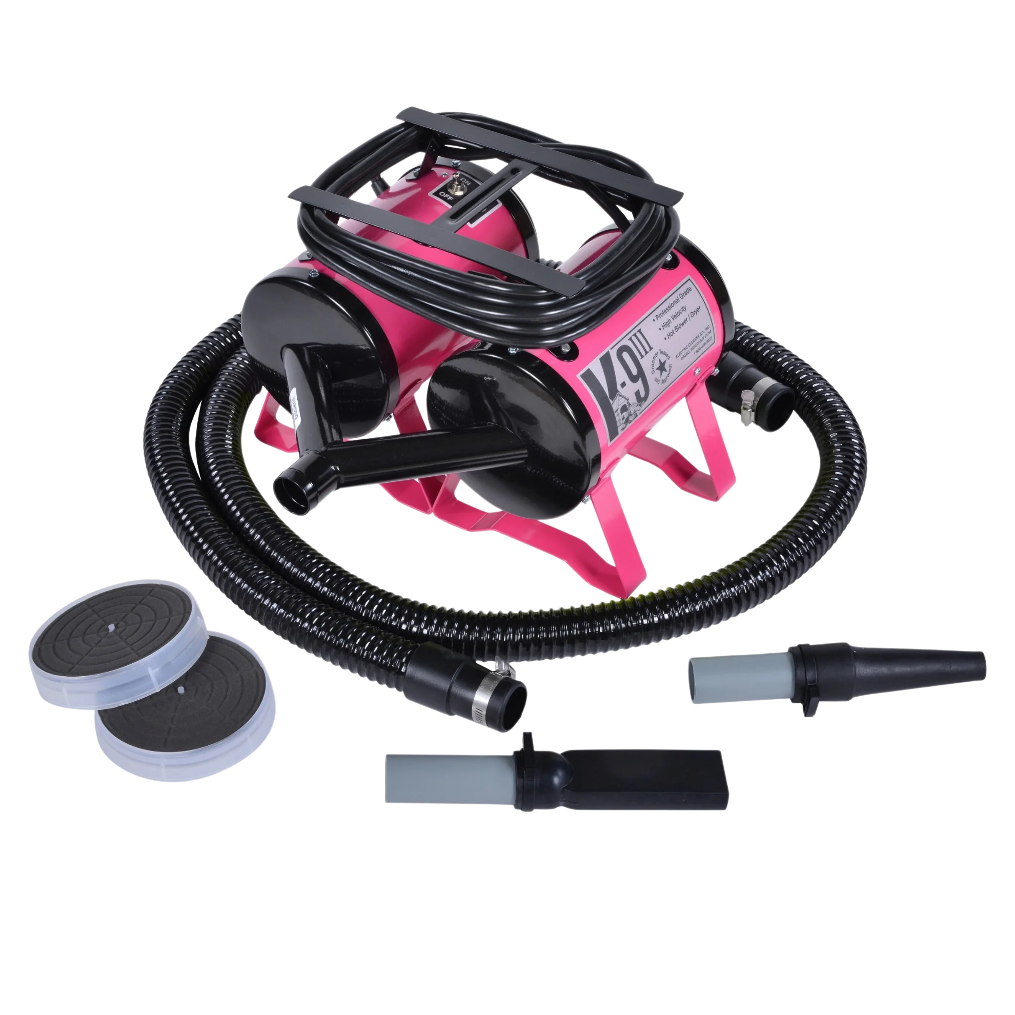 K9 III Dog Dryer Two-Speed with Free Water Peeler Attachment by Electric Cleaner - Image 6