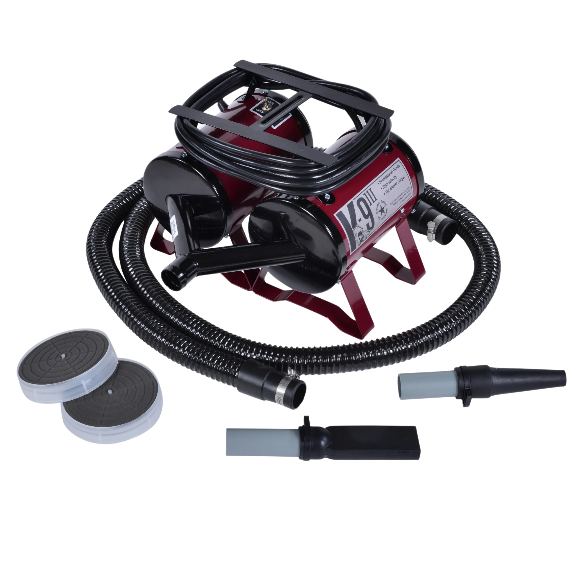 K9 III Dog Dryer Two-Speed with Free Water Peeler Attachment by Electric Cleaner - Image 8