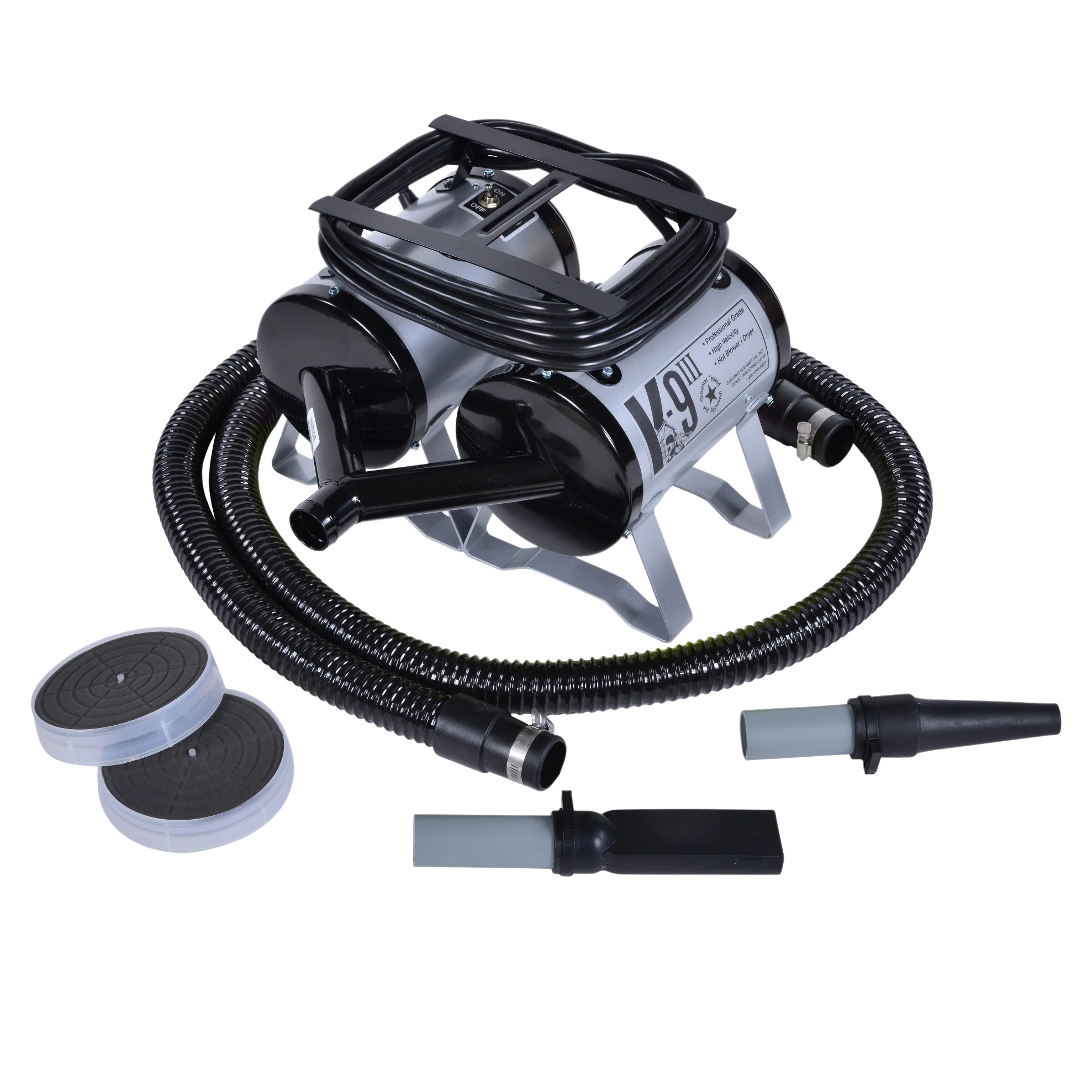 K9 III Dog Dryer Two-Speed with Free Water Peeler Attachment by Electric Cleaner - Image 9