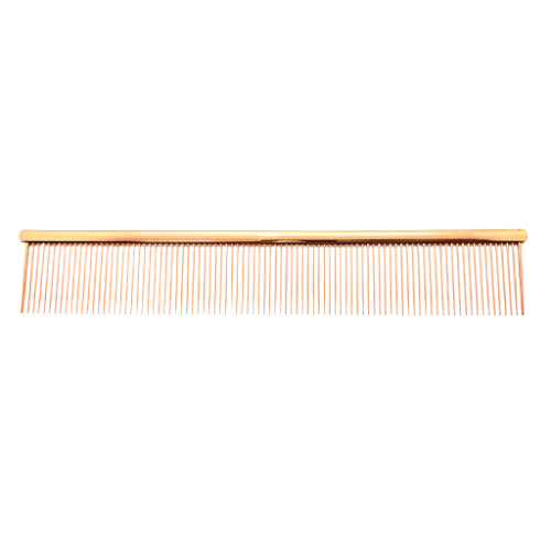 Fluffing Finishing Comb Rose Gold 9" by Zolitta