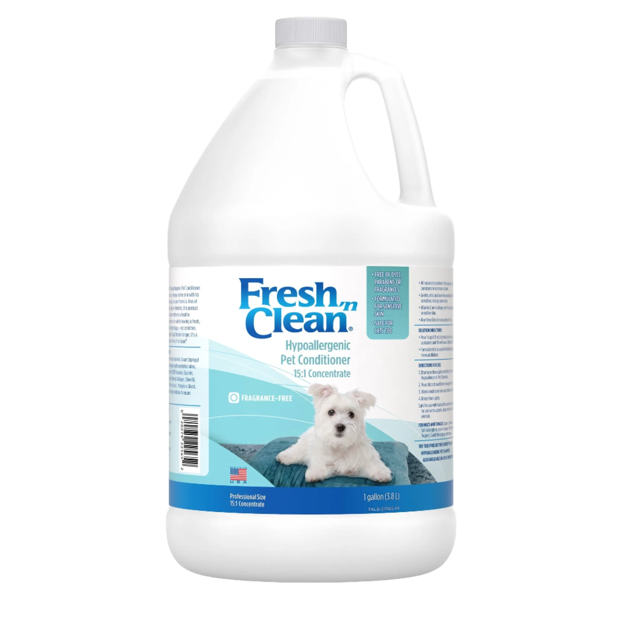 Hypoallergenic Pet Conditioner 15:1 Concentrate Gallon by Fresh 'n Clean - Image 2