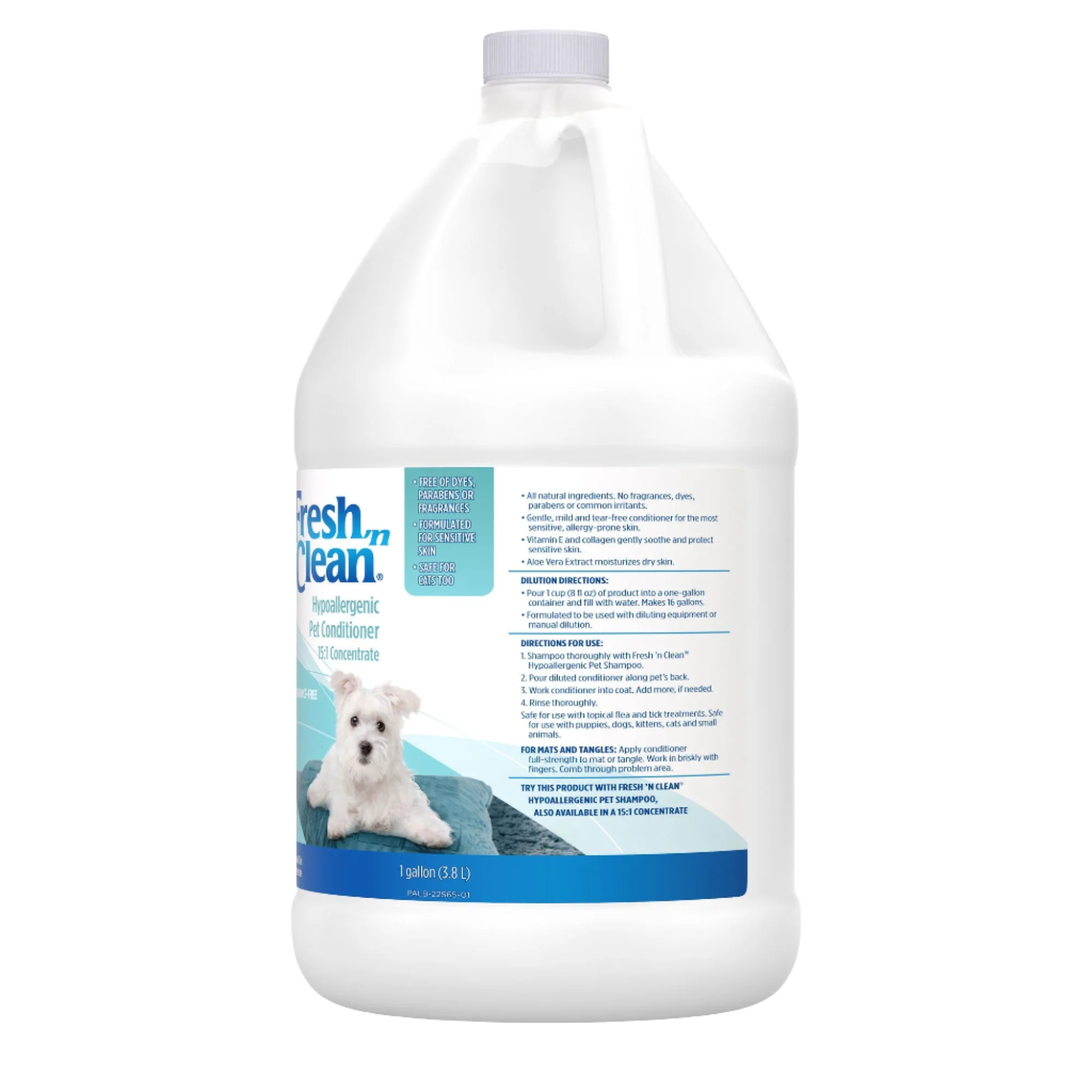 Hypoallergenic Pet Conditioner 15:1 Concentrate Gallon by Fresh 'n Clean - Image 4