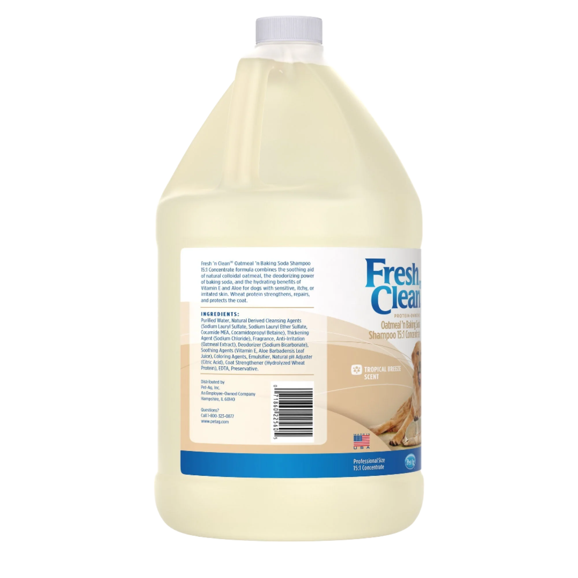 Oatmeal ’n Baking Soda Shampoo Tropical Breeze Scent 15:1 Concentrate Gallon by Fresh 'n Clean - Image 3