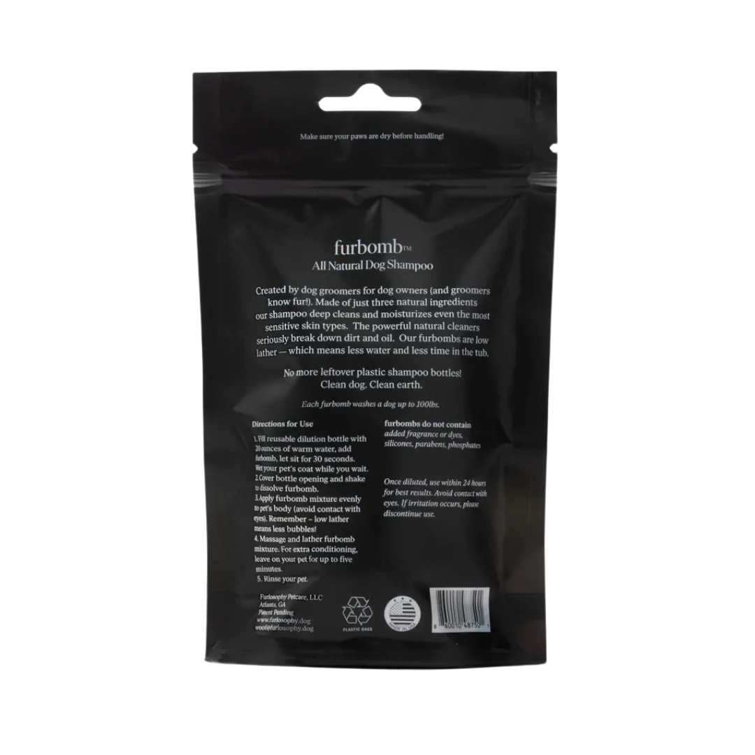 Pack of 100 Furbomb Natural Dog Shampoo Pod by [Fur]losophy - Image 3