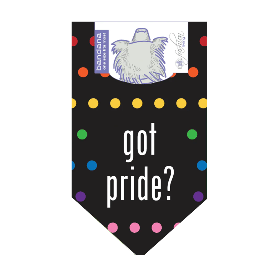 "Got Pride?" Bandana by Dog Fashion Living - Image 2