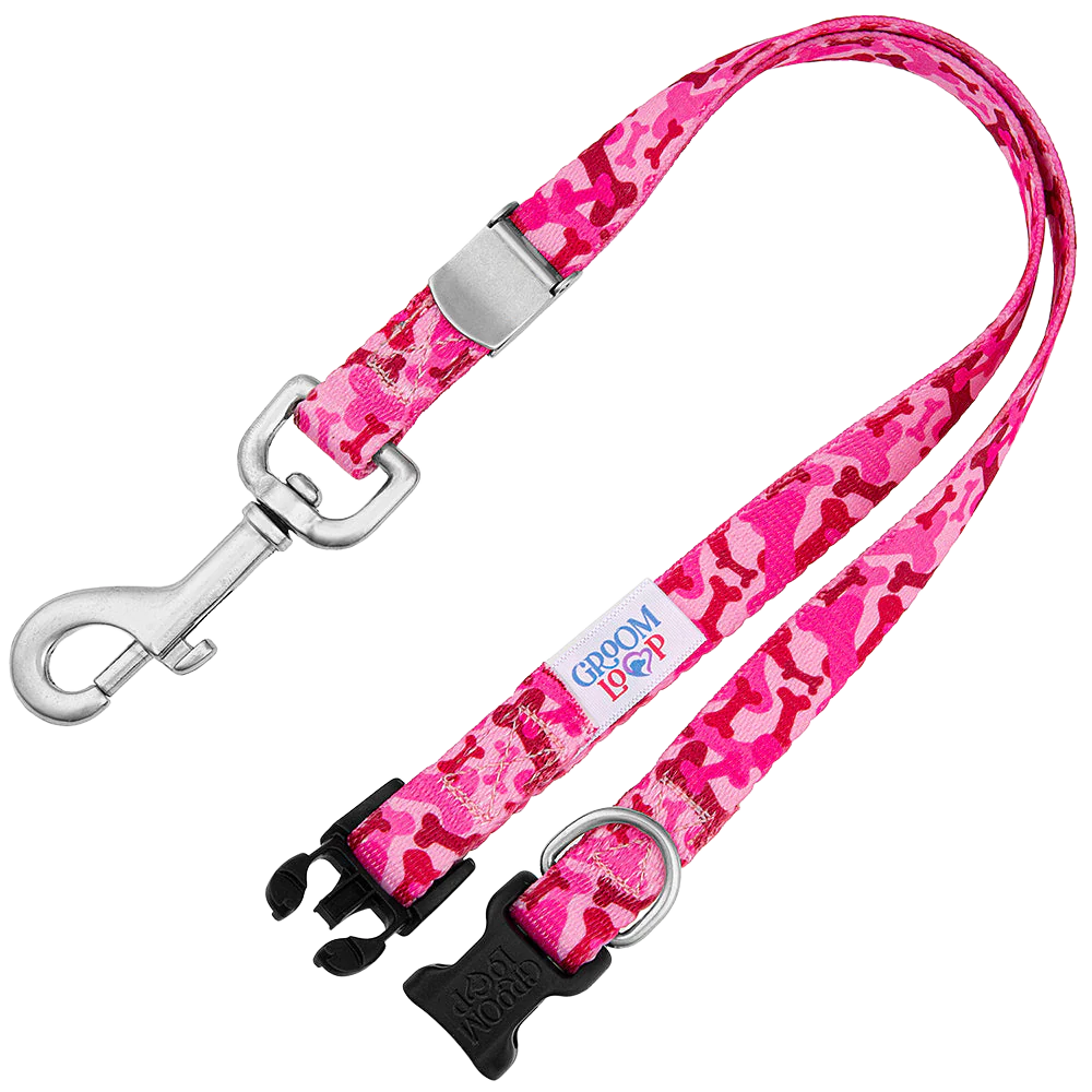16" Polyester Loop Pink Bone Camo by Groom Loop