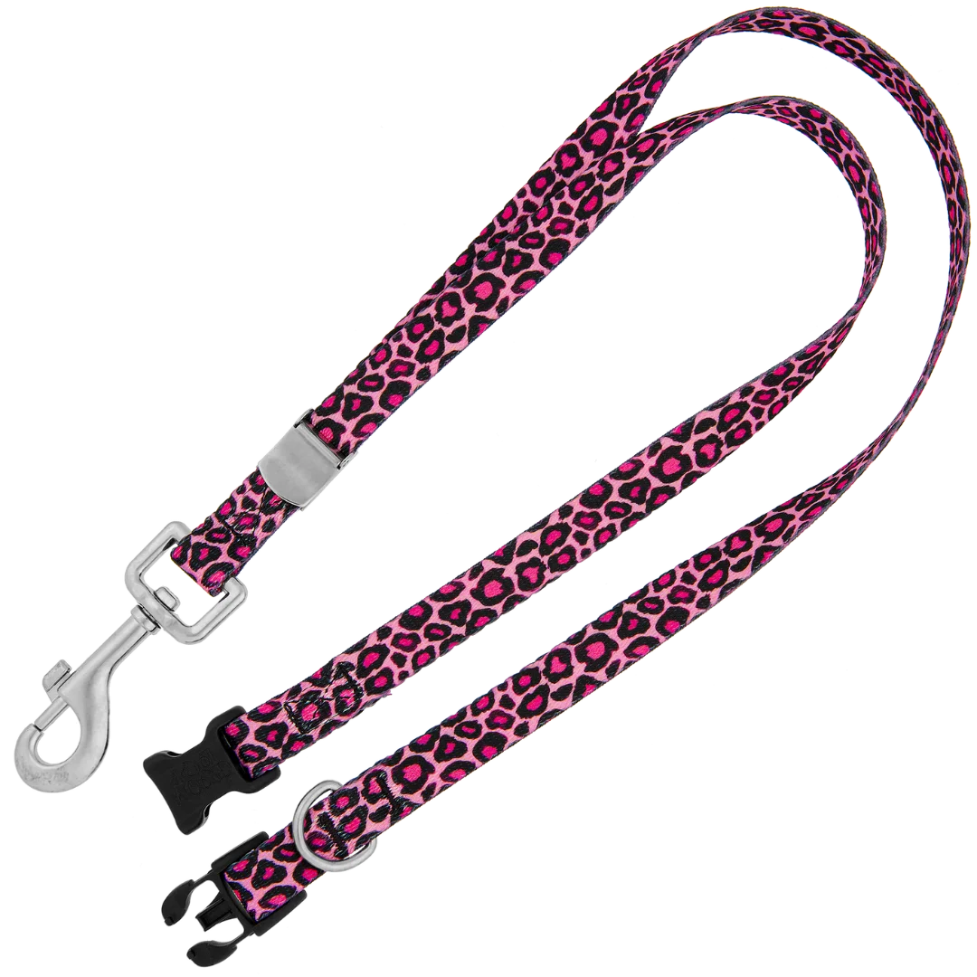 24" Polyester Loop Pink Leopard by Groom Loop