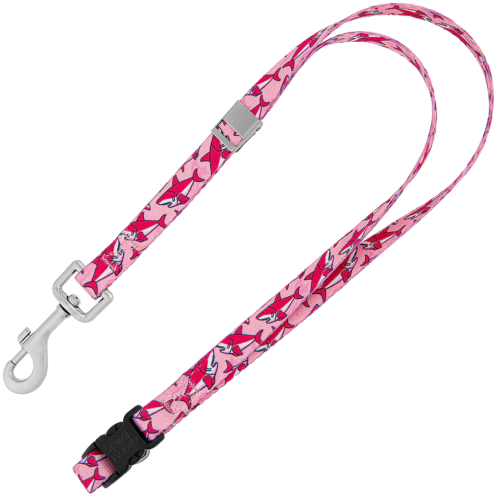 24" Polyester Loop Pink Sharks by Groom Loop