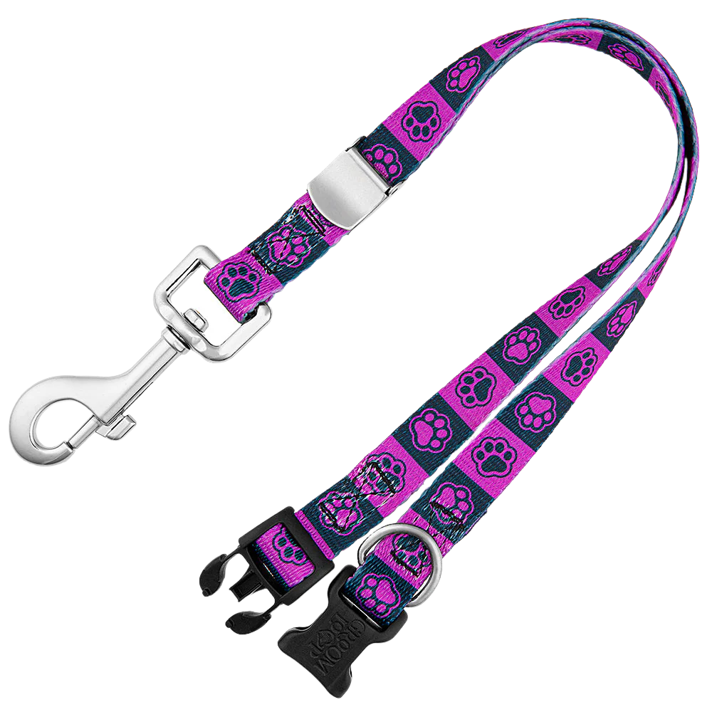24" Polyester Loop Purple Checkers by Groom Loop