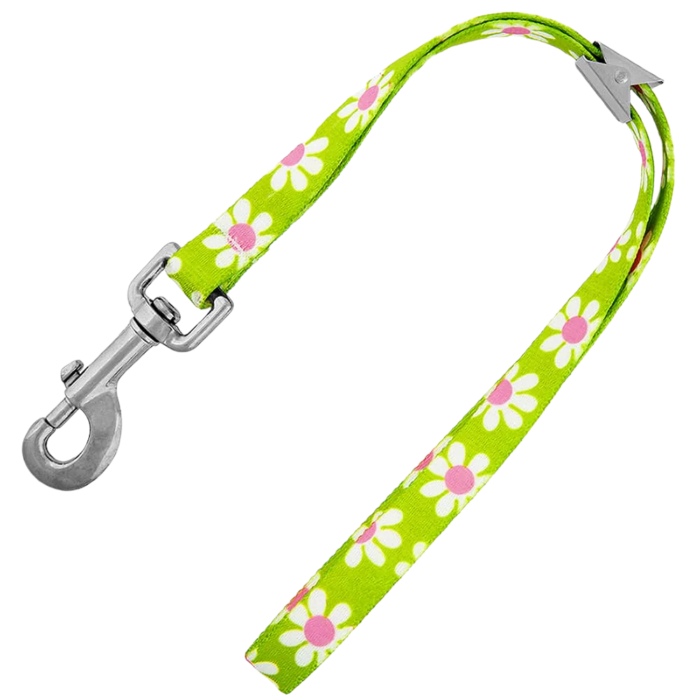 15" Green Daisy Grooming Loop by Loop Dawgy Dawg