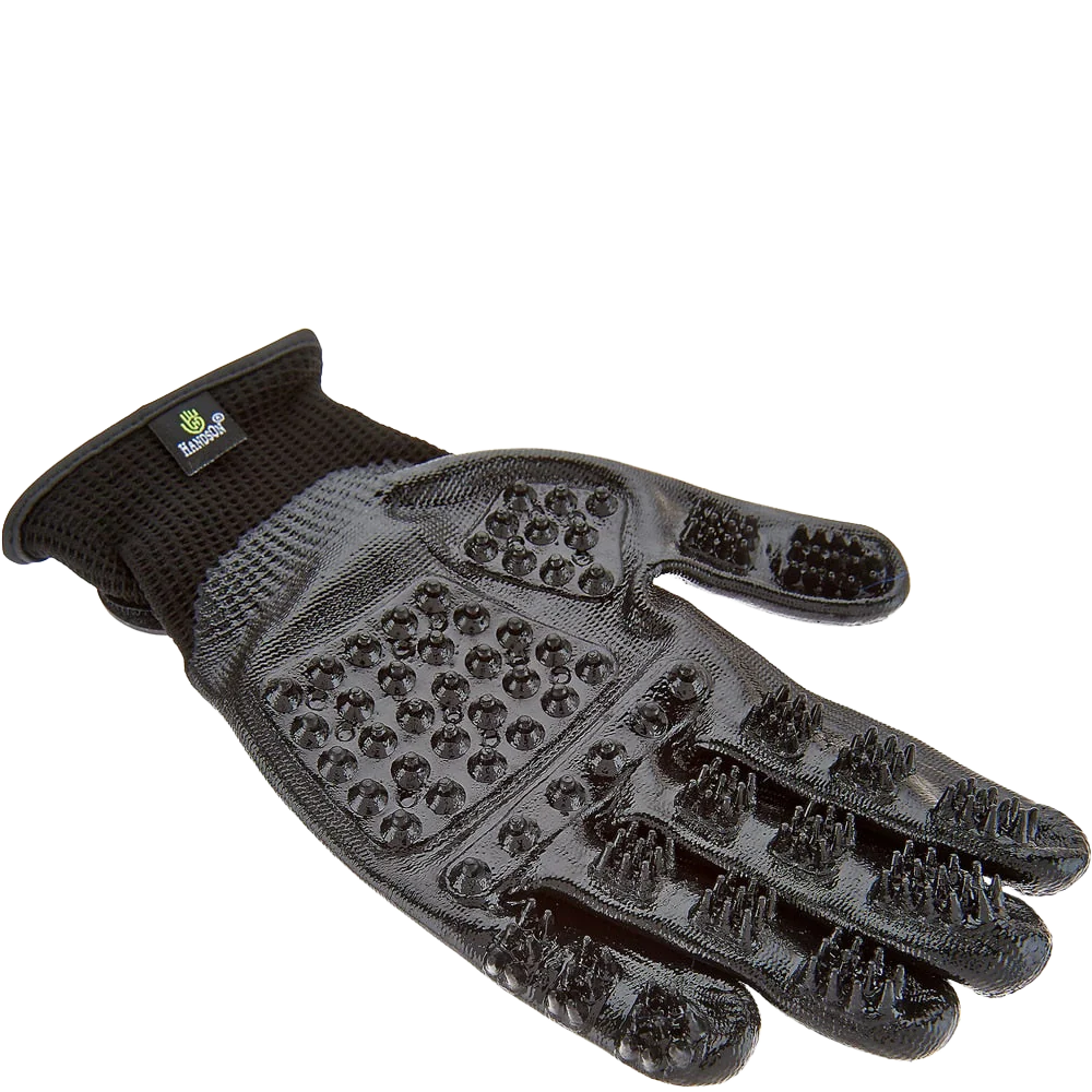 Medium Black Deshedding Gloves by HandsOn Gloves - Image 2