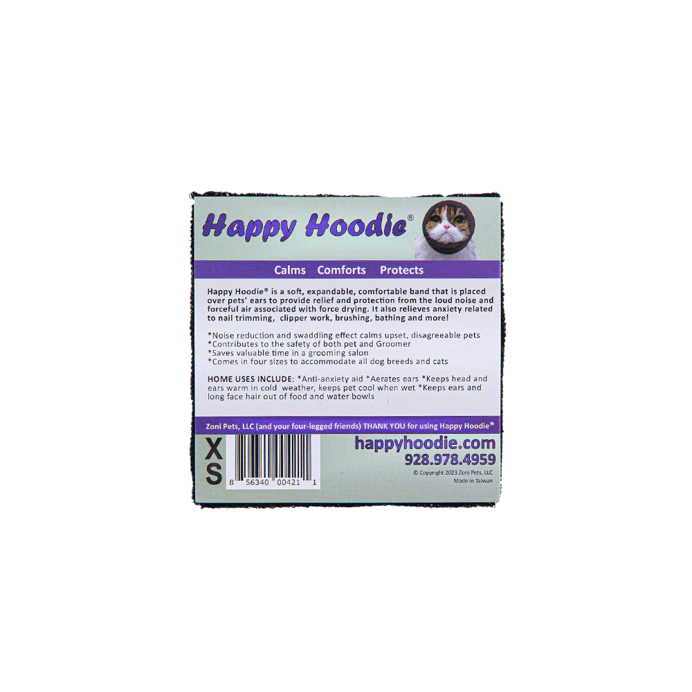 Happy Hoodie Black Extra Small - Image 4