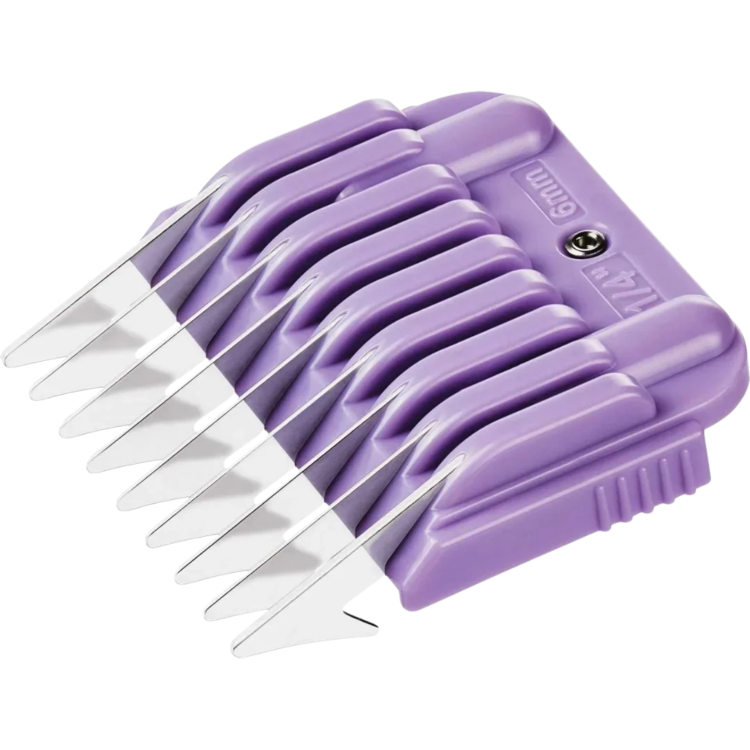 1/4" Snap-on Stainless Steel Comb 6mm by Heiniger