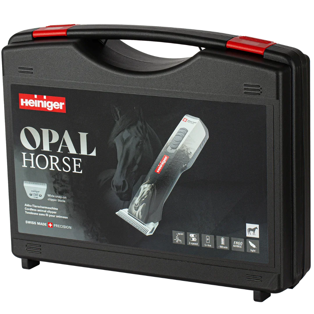 Opal Horse Design Cordless Clipper with Two Batteries by Heiniger - Image 10