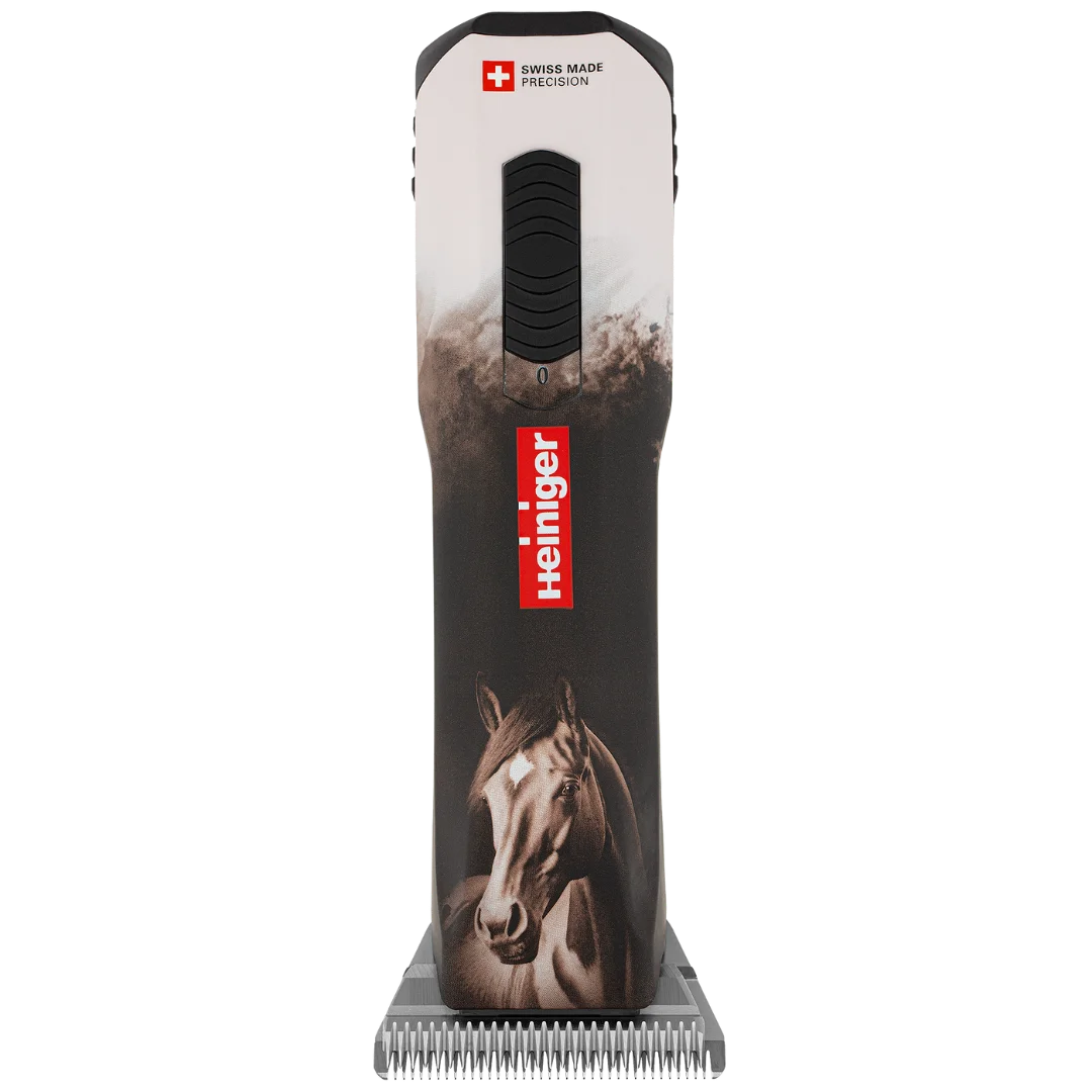 Opal Horse Design Cordless Clipper with Two Batteries by Heiniger - Image 2