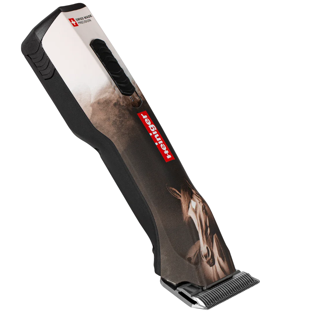 Opal Horse Design Cordless Clipper with Two Batteries by Heiniger - Image 4
