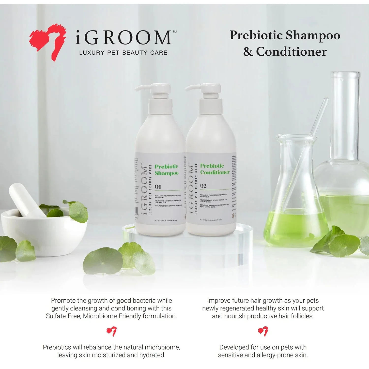 Prebiotic Shampoo 16oz by iGroom - Image 4