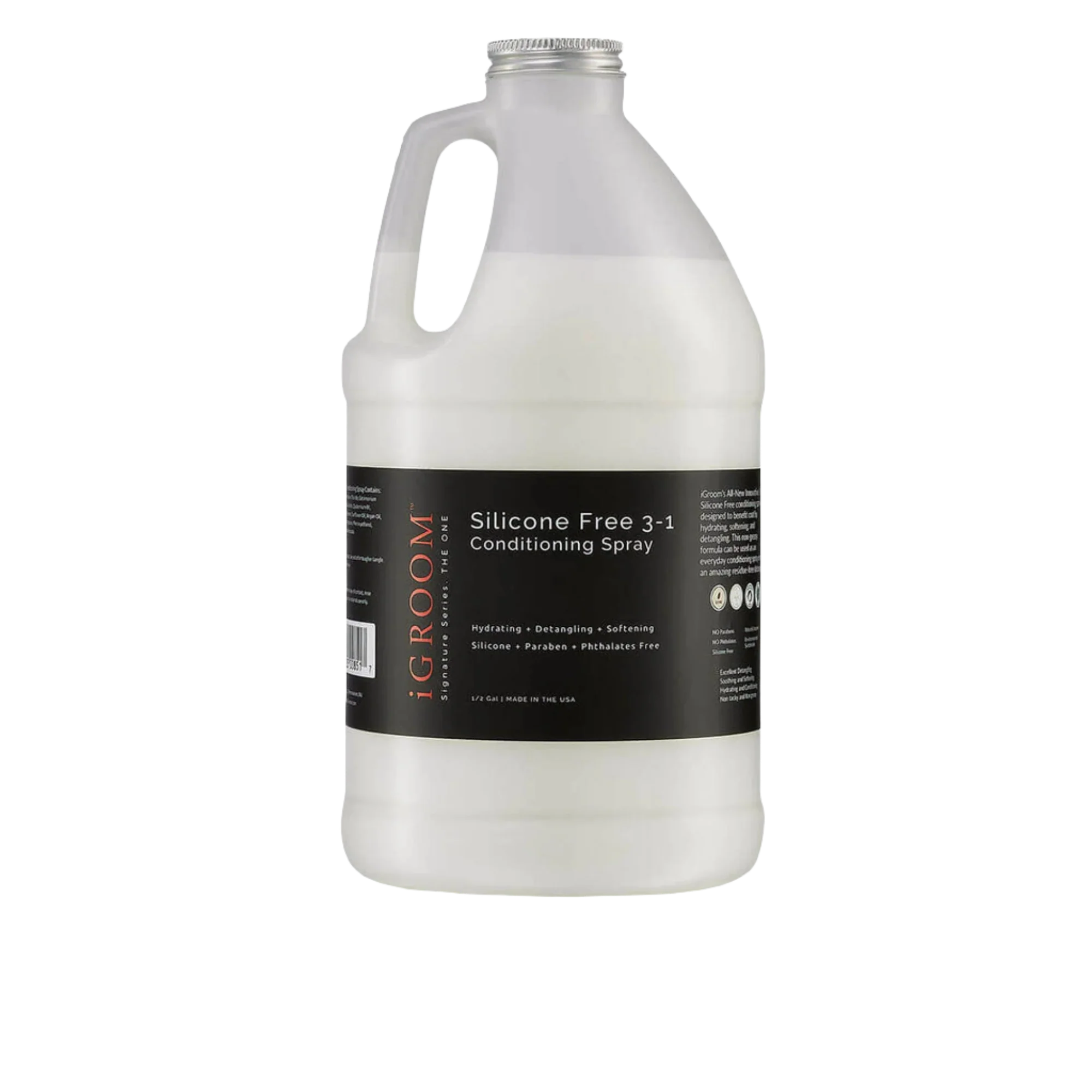 Silicone Free 3-1 Conditioning/Detangling Spray 64oz by iGroom