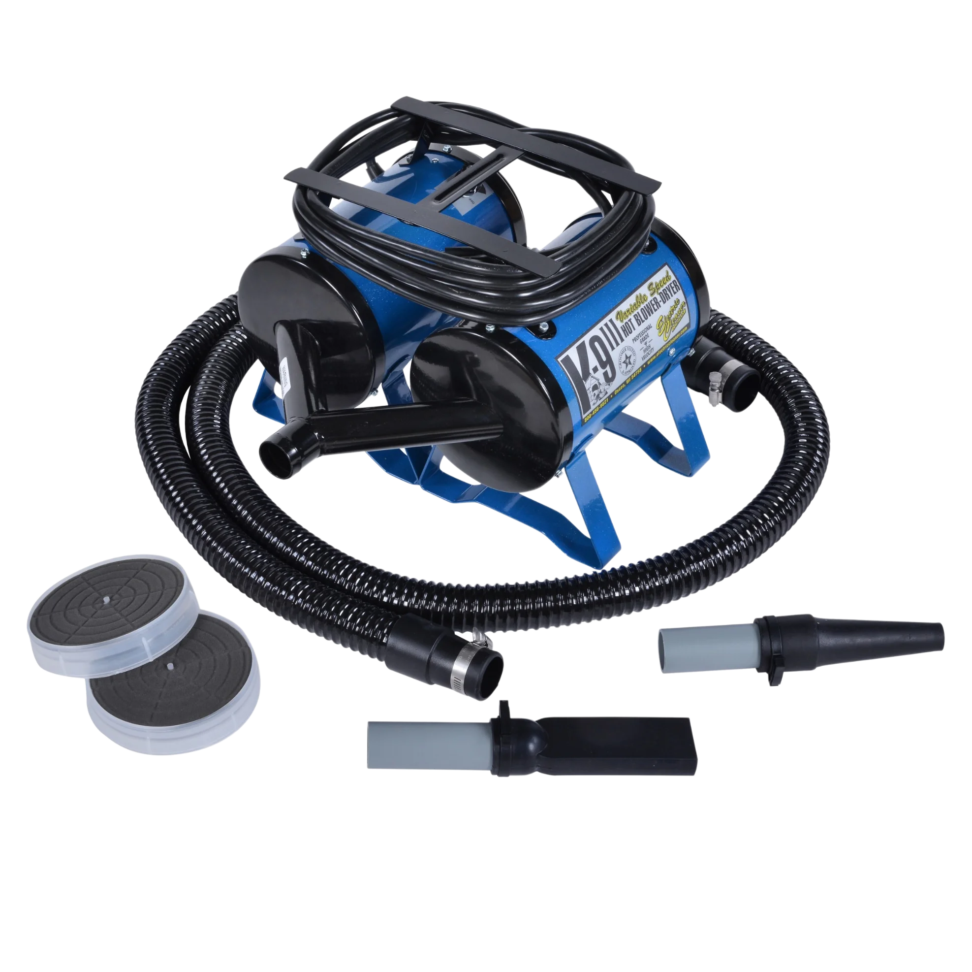 K9 III Blow Dryer Variable Speed with Free Water Peeler Attachment by Electric Cleaner - Image 2