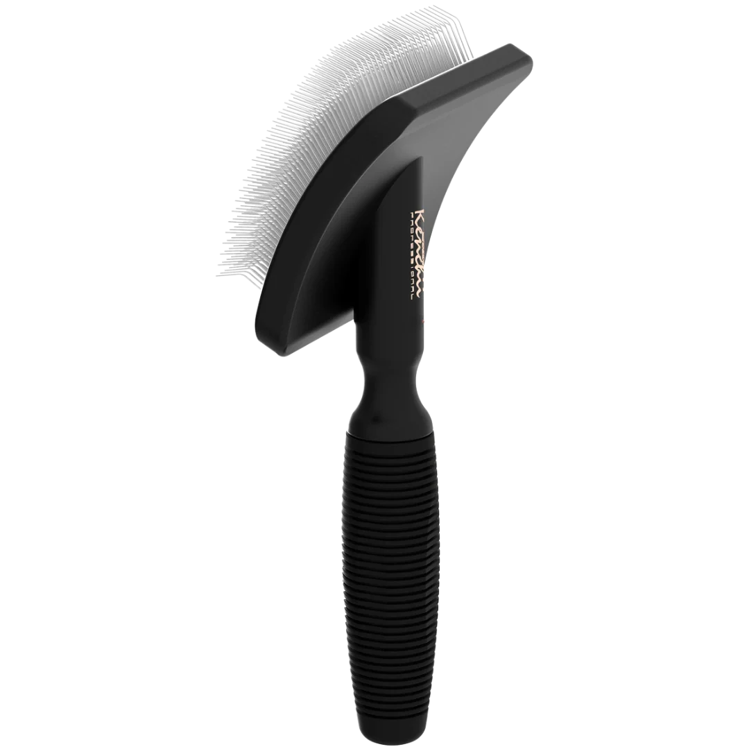 Long Pin Slicker Brush Black by Kenchii - Image 2