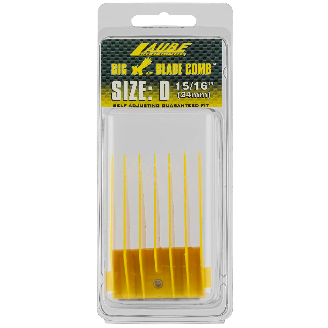 Big K Comb Size D Yellow by Laube - Image 3