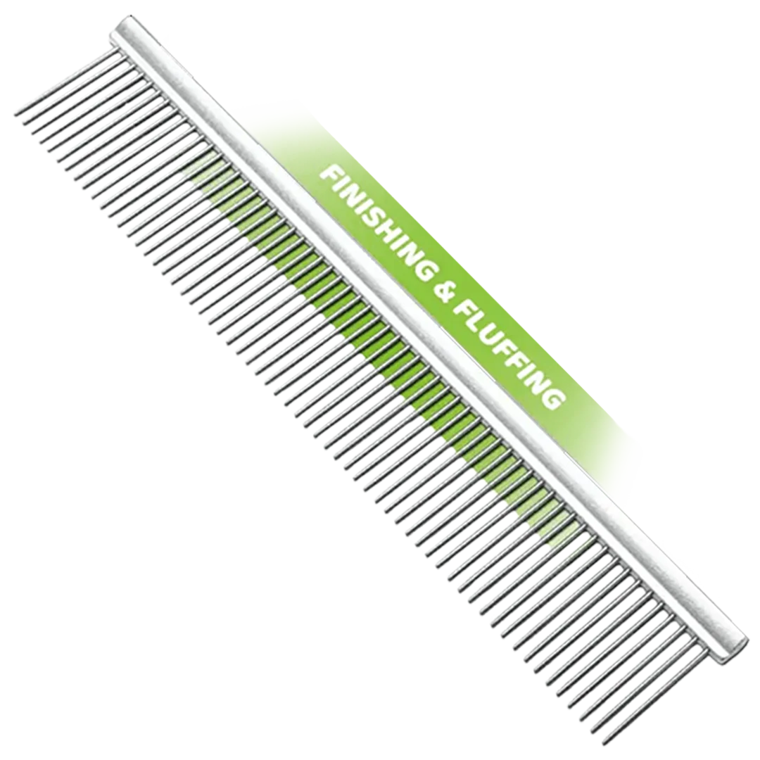 10" Groom Master Finishing & Fluffing Comb by Mastercut - Image 2