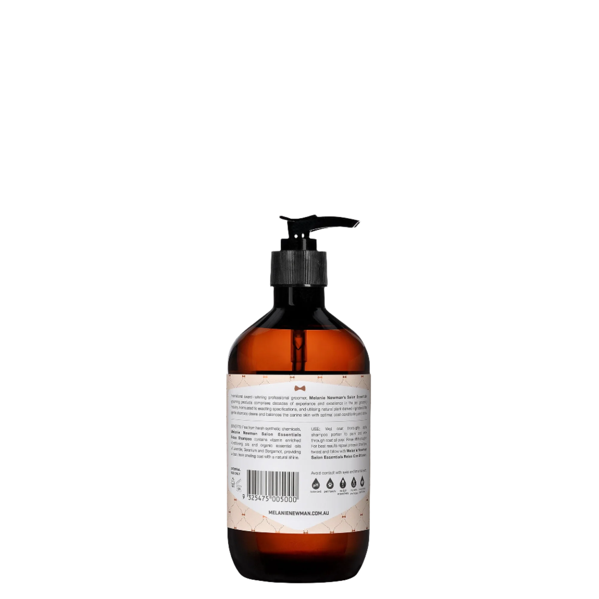 Relax Shampoo 500ml by Melanie Newman - Image 2