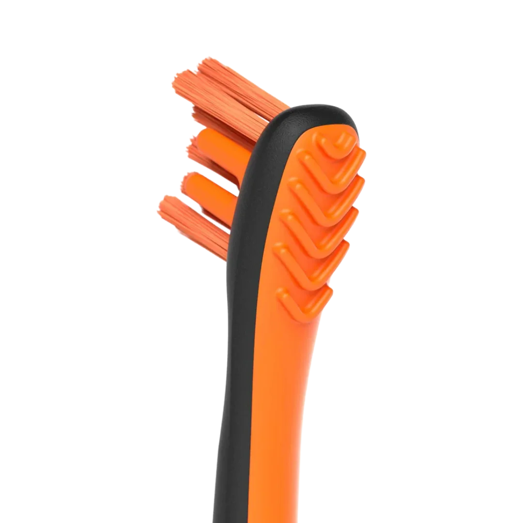 Orange Brushmate Premium Toothbrush with Biteblock Small by Paw Ready - Image 5