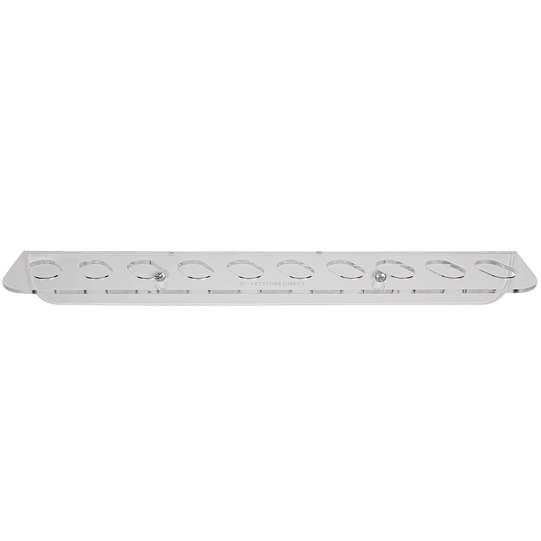 Acrylic 10 Scissor Holder Wall Mount Clear by PetStore.Direct - Image 2