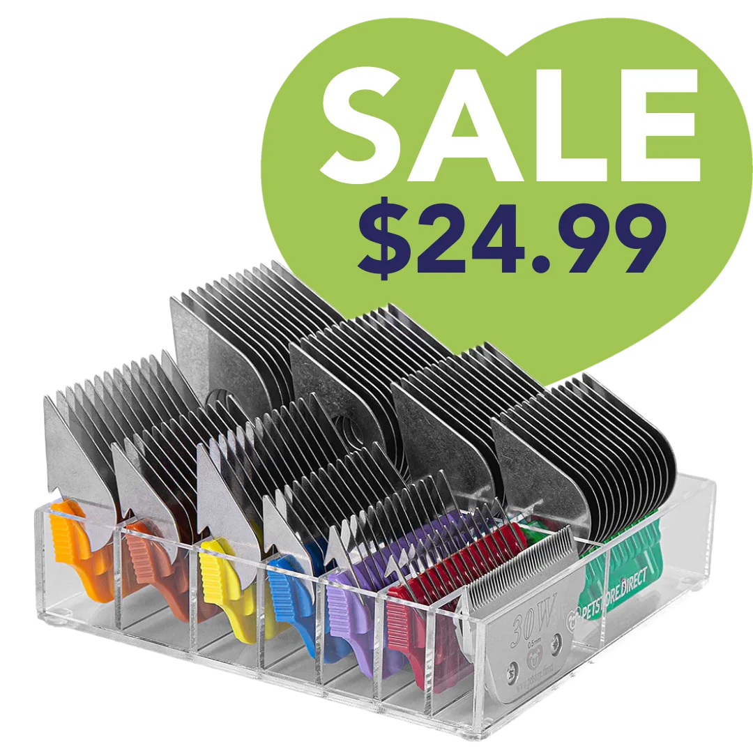Wide Blades/Combs Guard Holder 11 Clear by PetStore.Direct