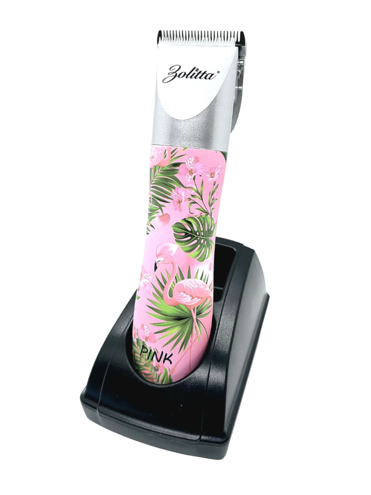 Pink Lithium-Ion 5-in-1 Cordless Clipper by Zolitta - Image 3