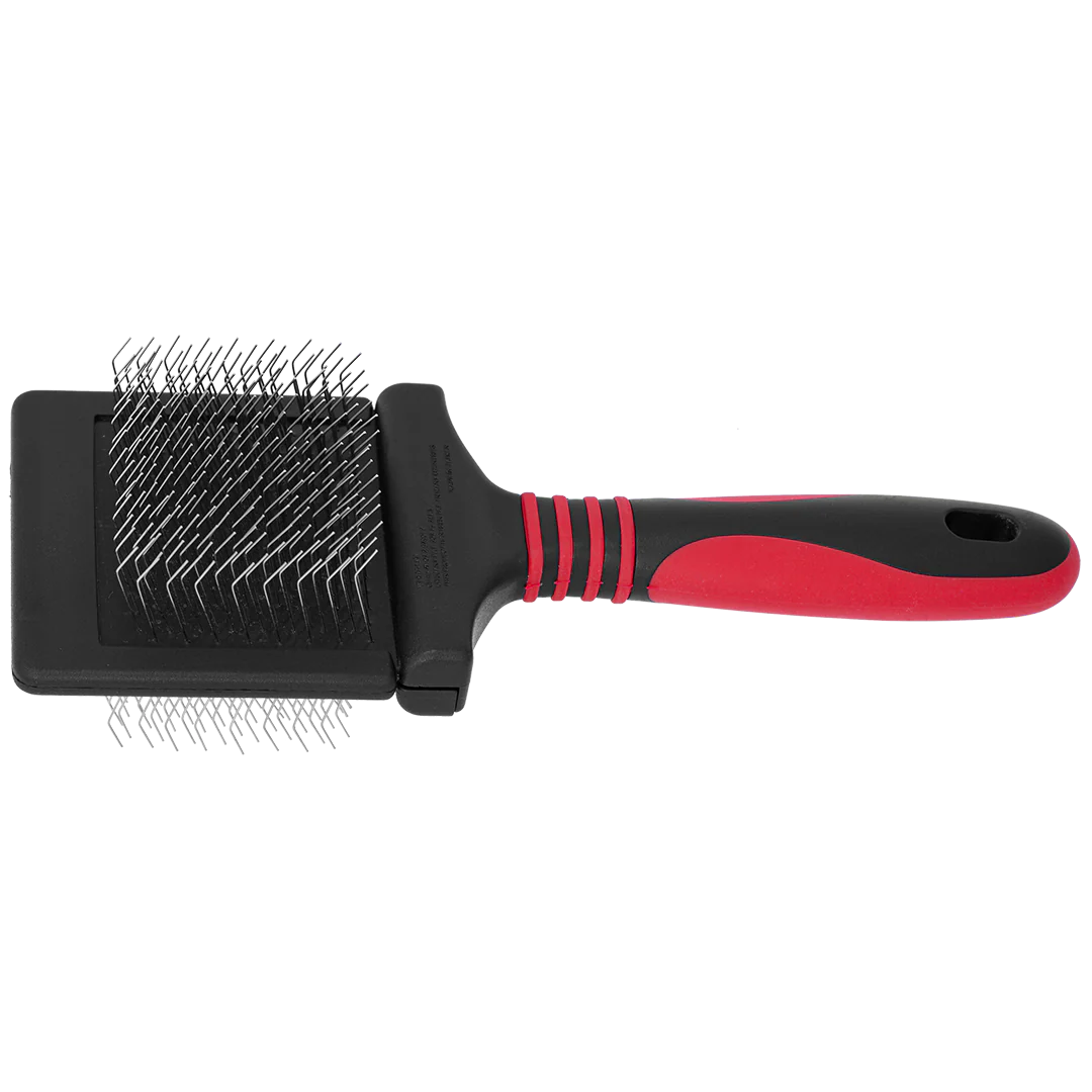 Dematting Extra Firm Red Slicker Brush by Dog Fashion Spa - Image 2