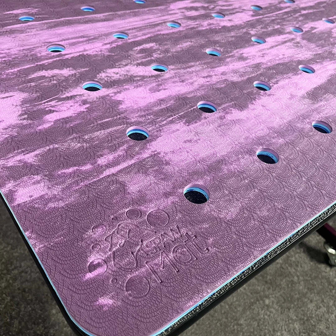 40"x22" SpawMat Tub Mat Mixed Monochromatic Blue/Purple by PawMat - Image 5