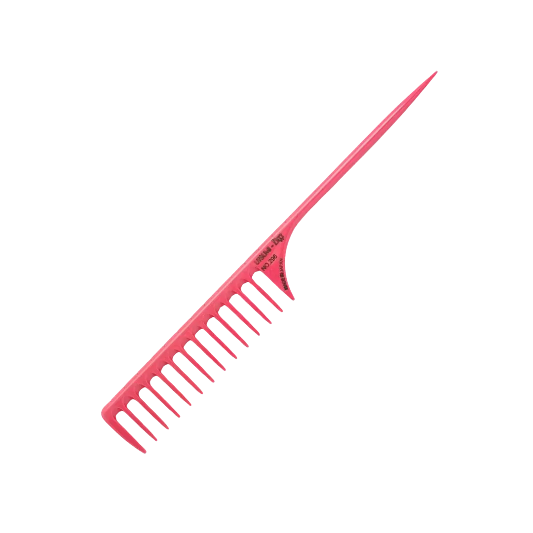 10" Rat Tail Comb #296 Pink by Utsumi