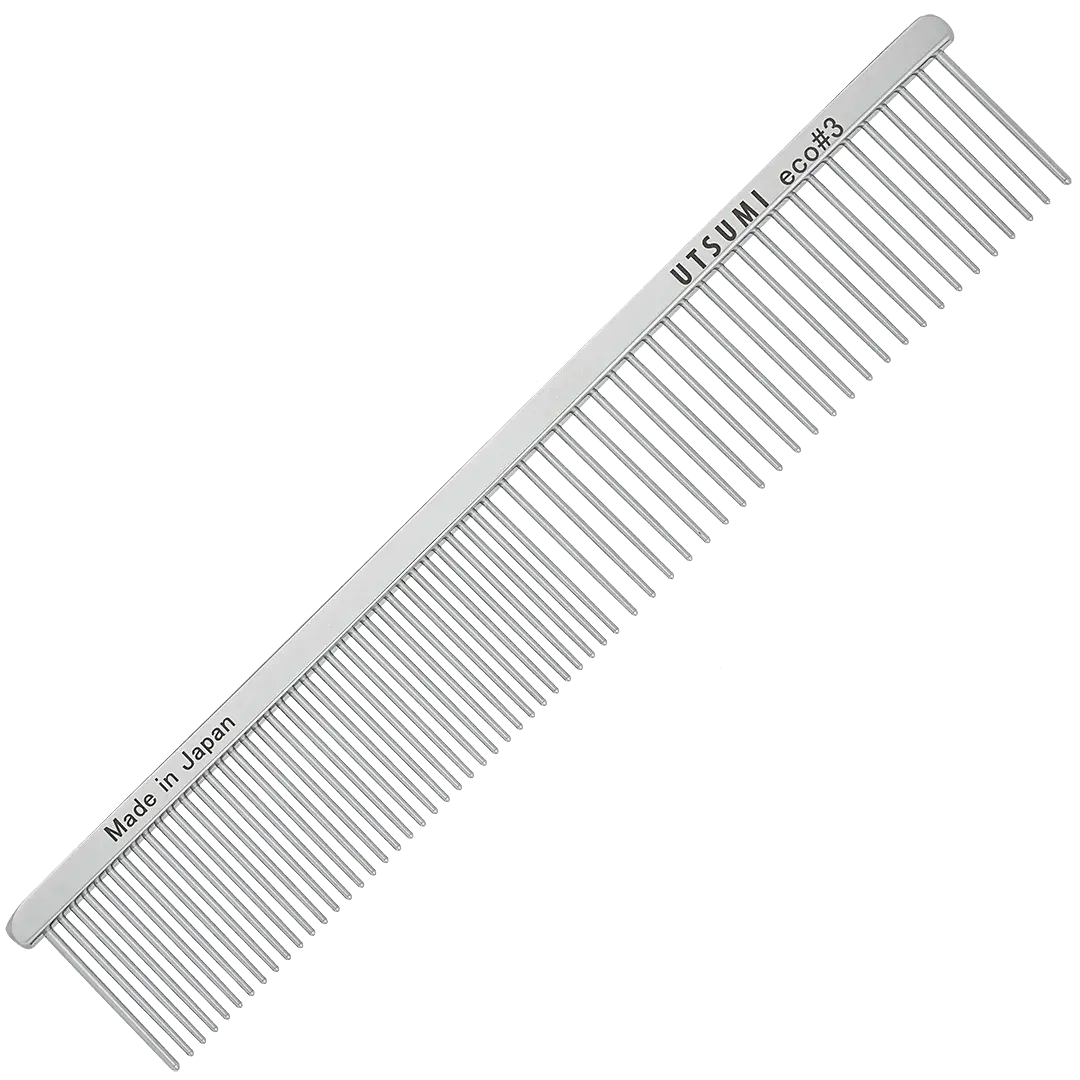 7.5" ECO #3 Comb Silver by Utsumi