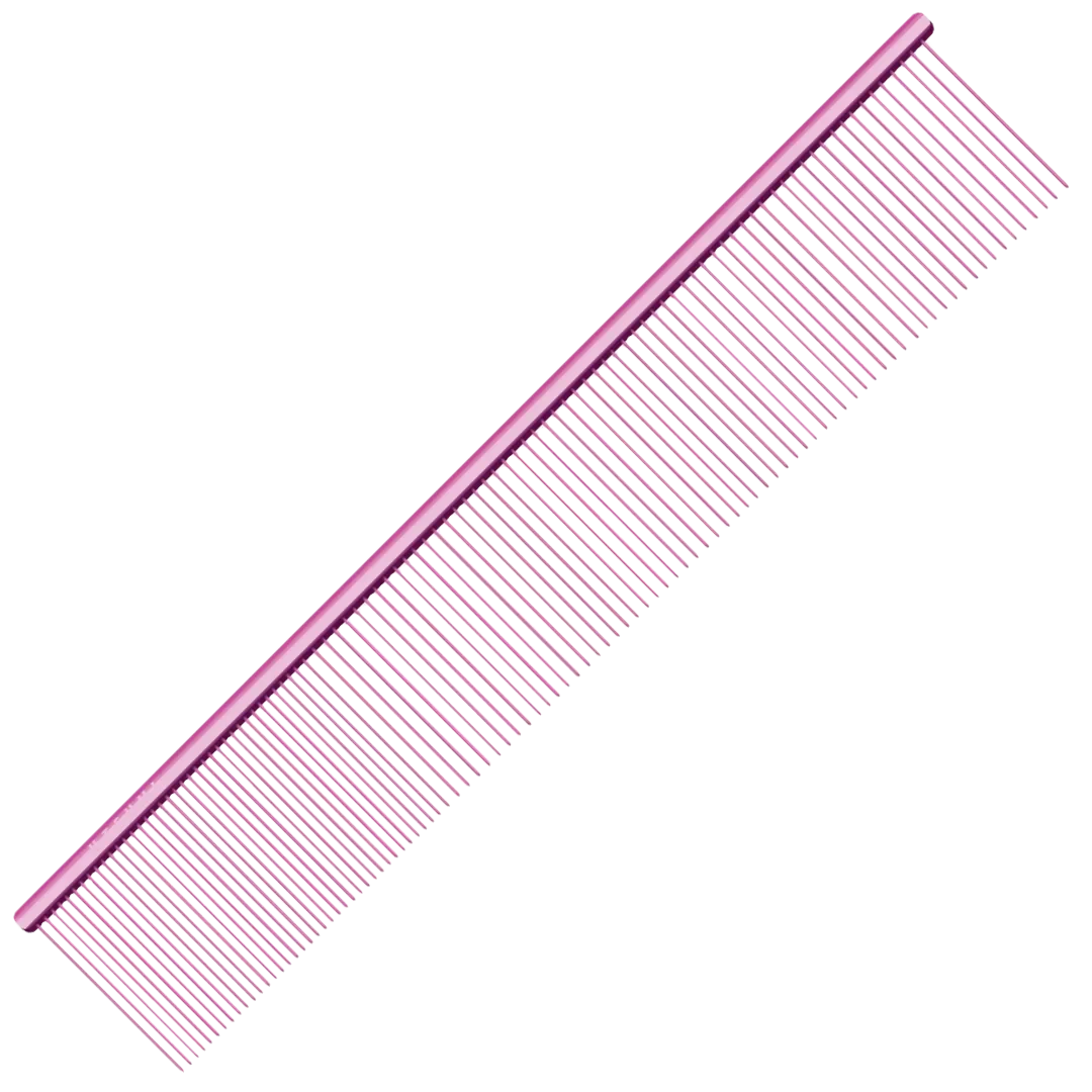 9" Wide Quarter Comb Pink by Utsumi