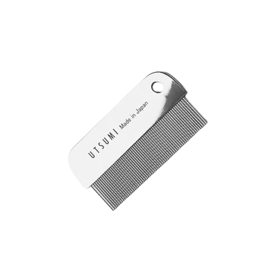 2.6" Face Comb Silver by Utsumi