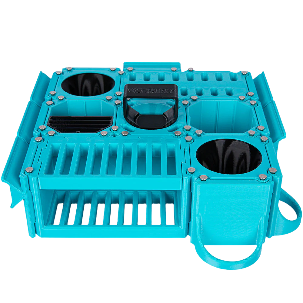 Custom Cube Tool Caddy Cyan by Vanity Fur - Image 2