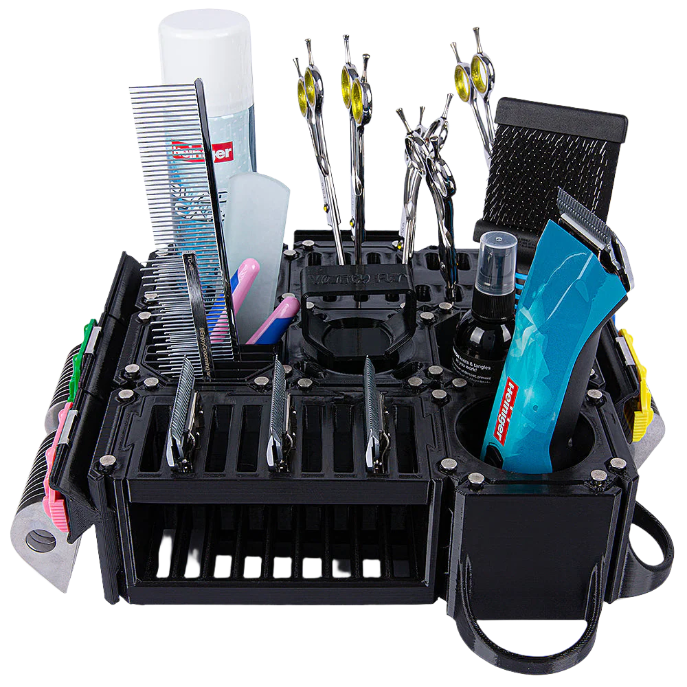 Custom Cube Tool Caddy Cyan by Vanity Fur - Image 4