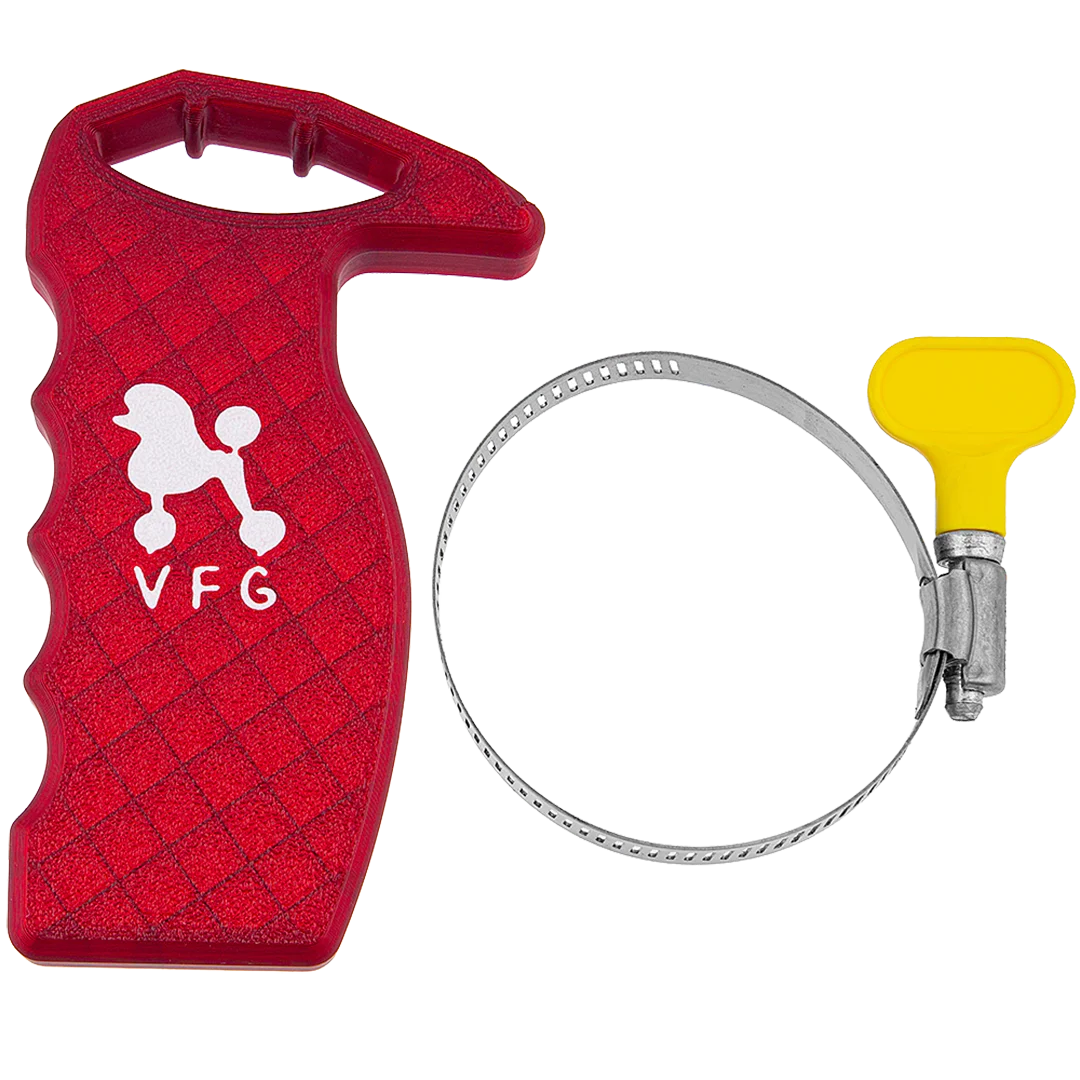 Furm Grip Dryer Handle Jolly Red by Vanity Fur - Image 2