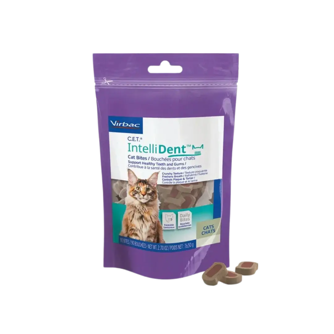 C.E.T. IntelliDent Cat Bites 2.7oz by Virbac