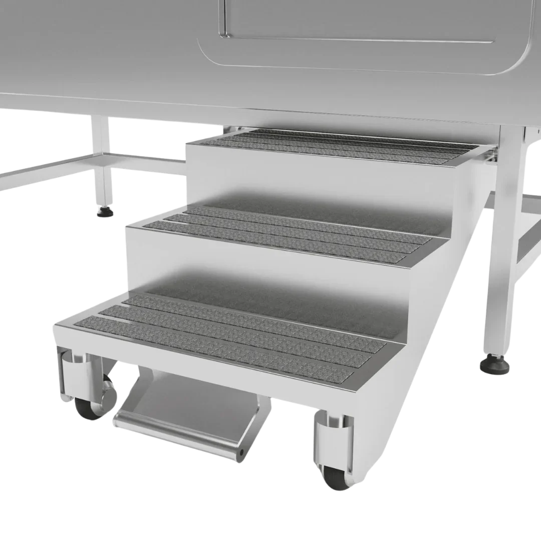 Pre-Order 60" Dog Grooming Stational Tub with Lift-up Door Silver + Free Duo-Surge Dryer by Waggz - Image 3
